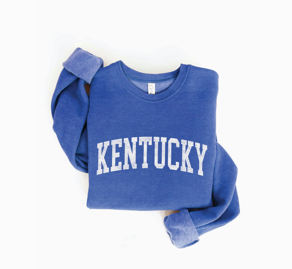 Kentucky Classic Graphic Sweatshirt - Royal Blue-Sweatshirt-Carolyn Jane's Jewelry