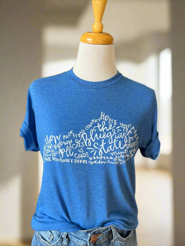 Kentucky Doodles T-Shirt - Royal Blue-T-Shirt-Carolyn Jane's Jewelry