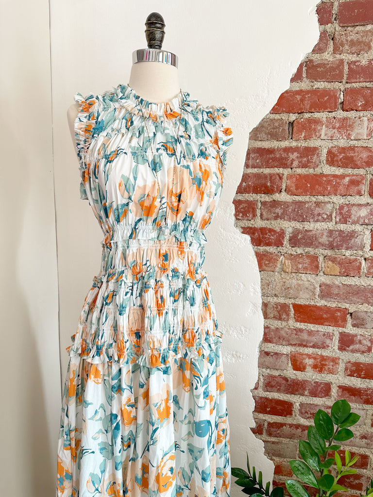 Meadow Flower Print Dress-Carolyn Jane's Jewelry