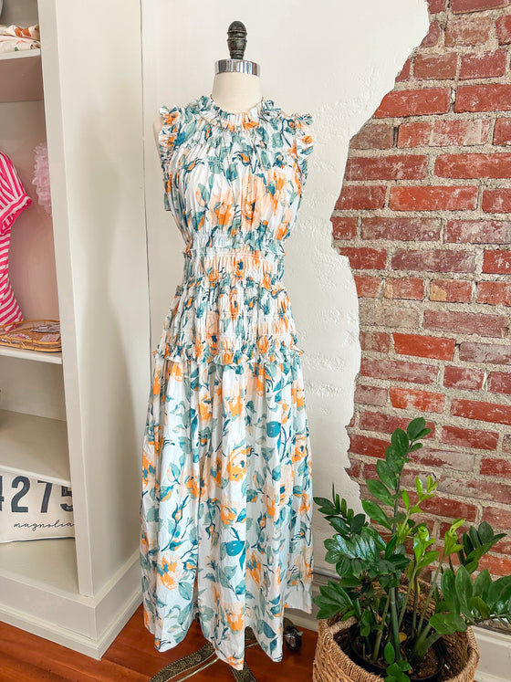 Meadow Flower Print Dress-Carolyn Jane's Jewelry