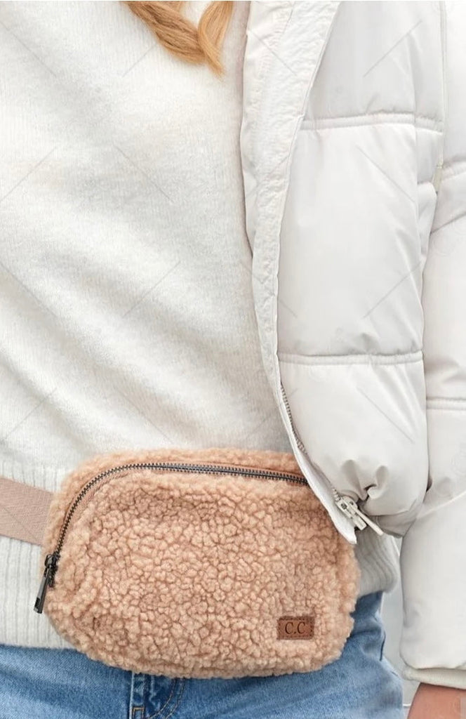 On the Go Sherpa Belt Sling Bag-sling bag-Carolyn Jane's Jewelry