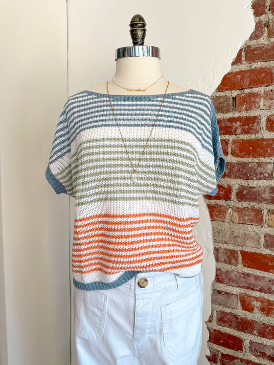The Maylee Striped Knit Top-Carolyn Jane's Jewelry