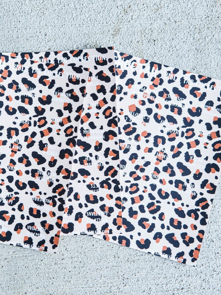 Cheetah Print Bible Tabs Stickers-Carolyn Jane's Jewelry