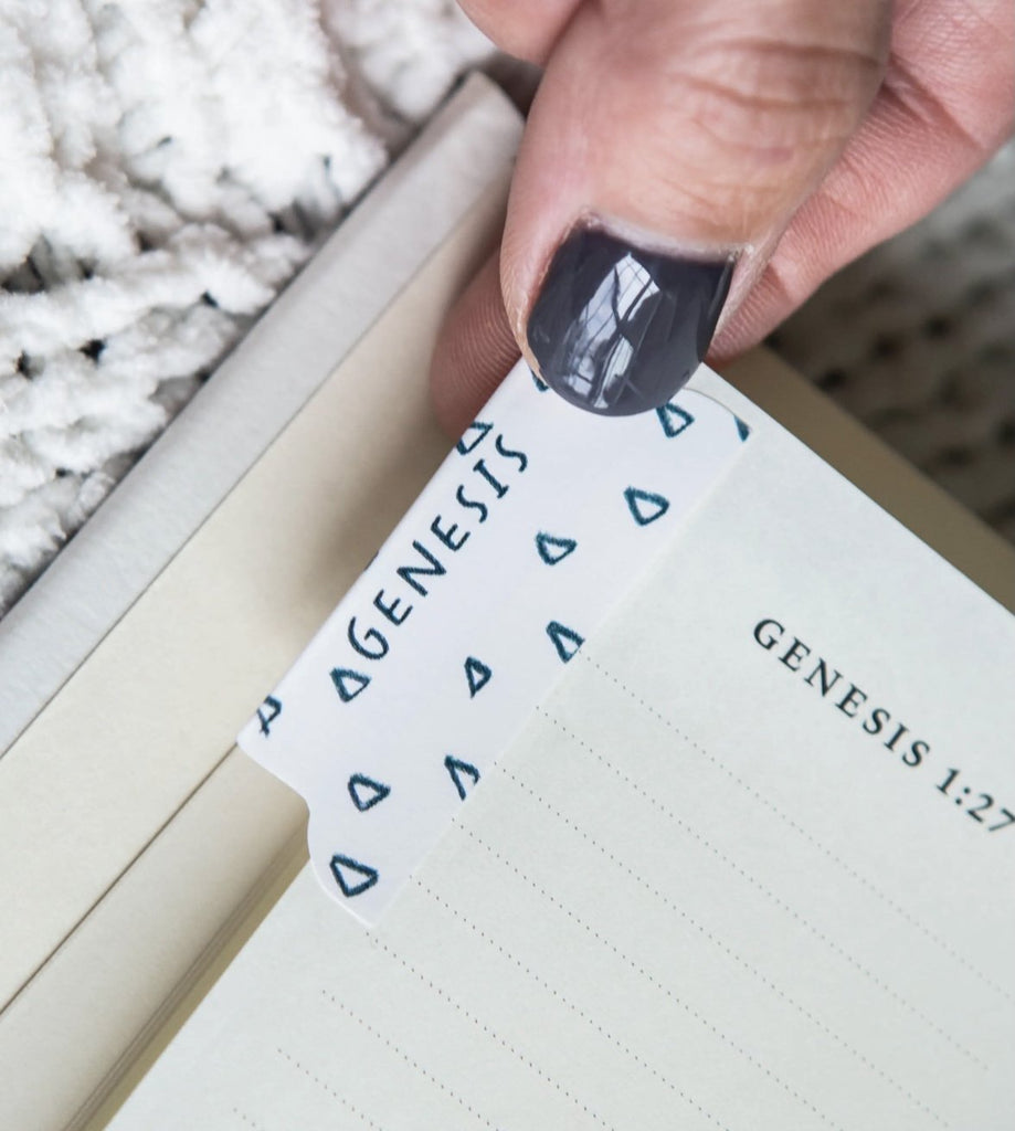Deep Waters Bible Tabs Stickers-Carolyn Jane's Jewelry