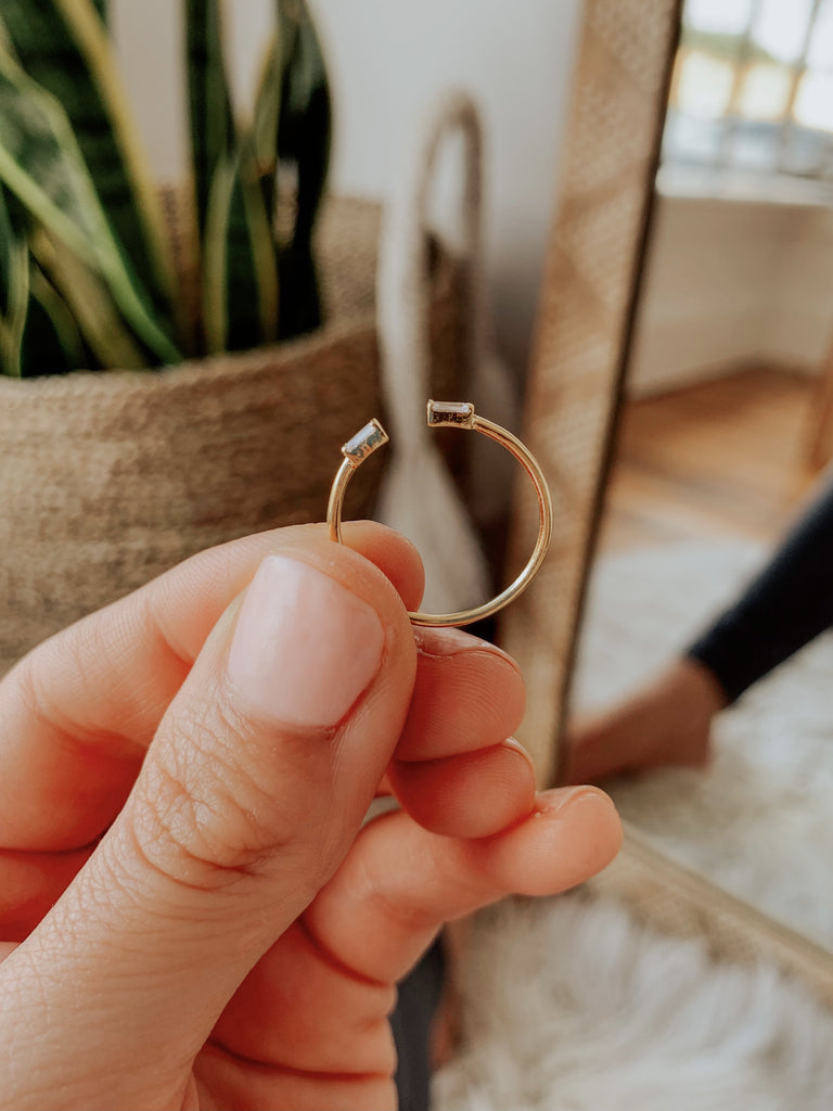 Dianna Vintage Gold Ring - Adjustable-Carolyn Jane's Jewelry