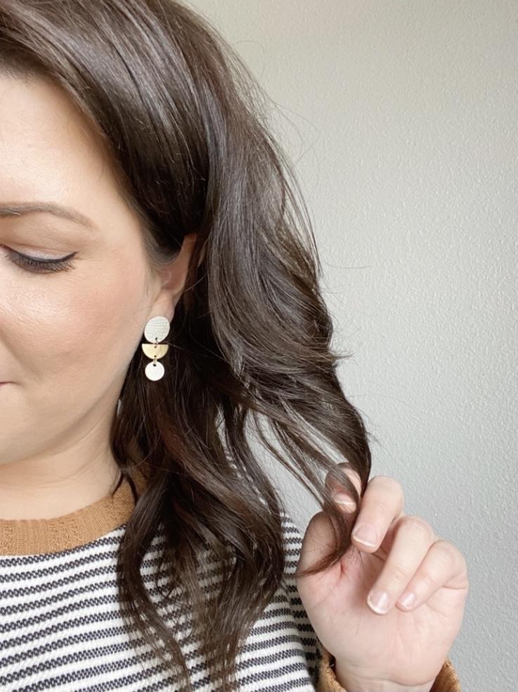 Jango Studs in Cappuccino-Carolyn Jane's Jewelry