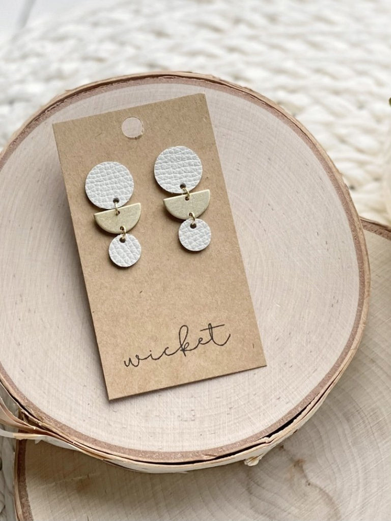 Jango Studs in Natural-Carolyn Jane's Jewelry