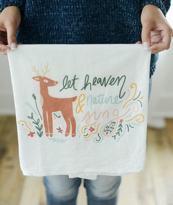 Let Heaven and Nature Sing Tea Towel-tea towel-Carolyn Jane's Jewelry
