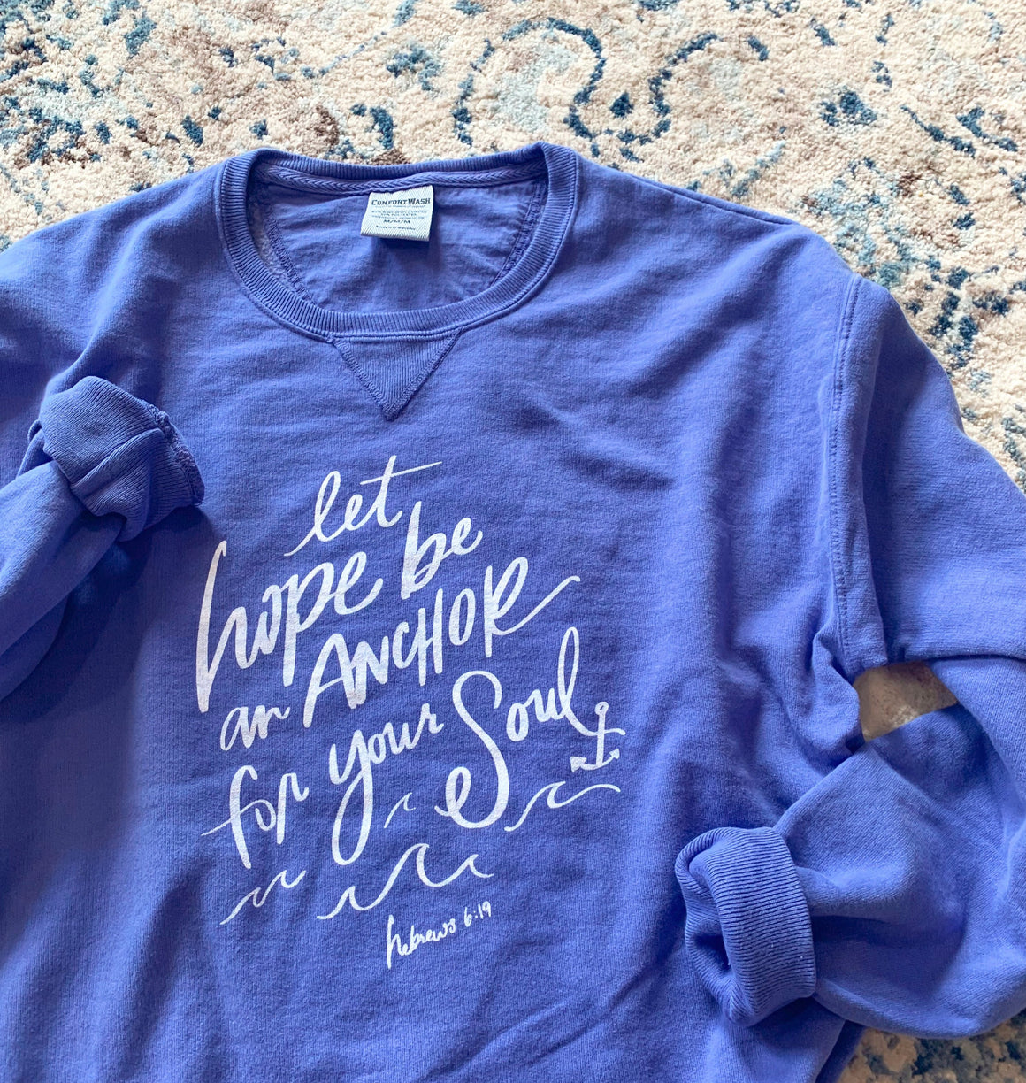 Let Hope Be an Anchor Sweatshirt-Sweatshirt-Carolyn Jane's Jewelry