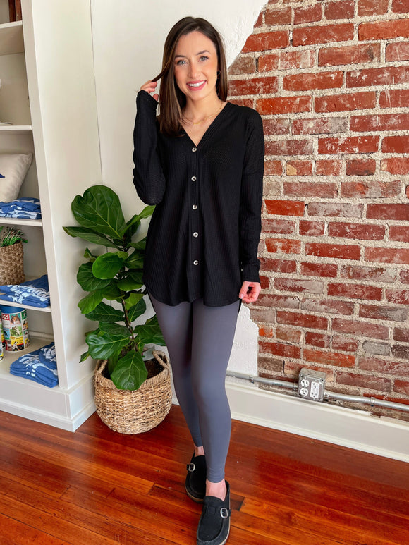 Lightweight Fall Waffle Cardigan-Cardigan-Carolyn Jane's Jewelry