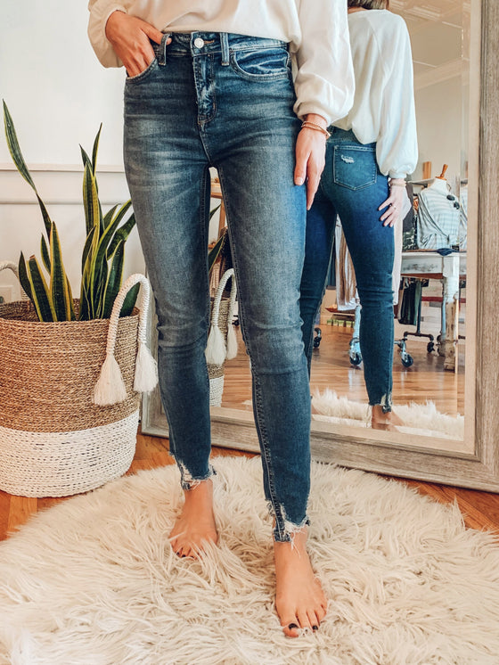 Marcie Bella High Rise Skinny Jean-Jeans-Carolyn Jane's Jewelry