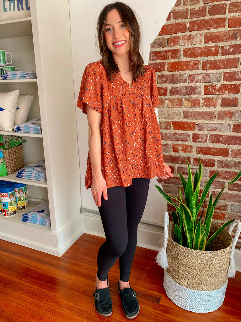 The Montana Geo Print Top-Top-Carolyn Jane's Jewelry
