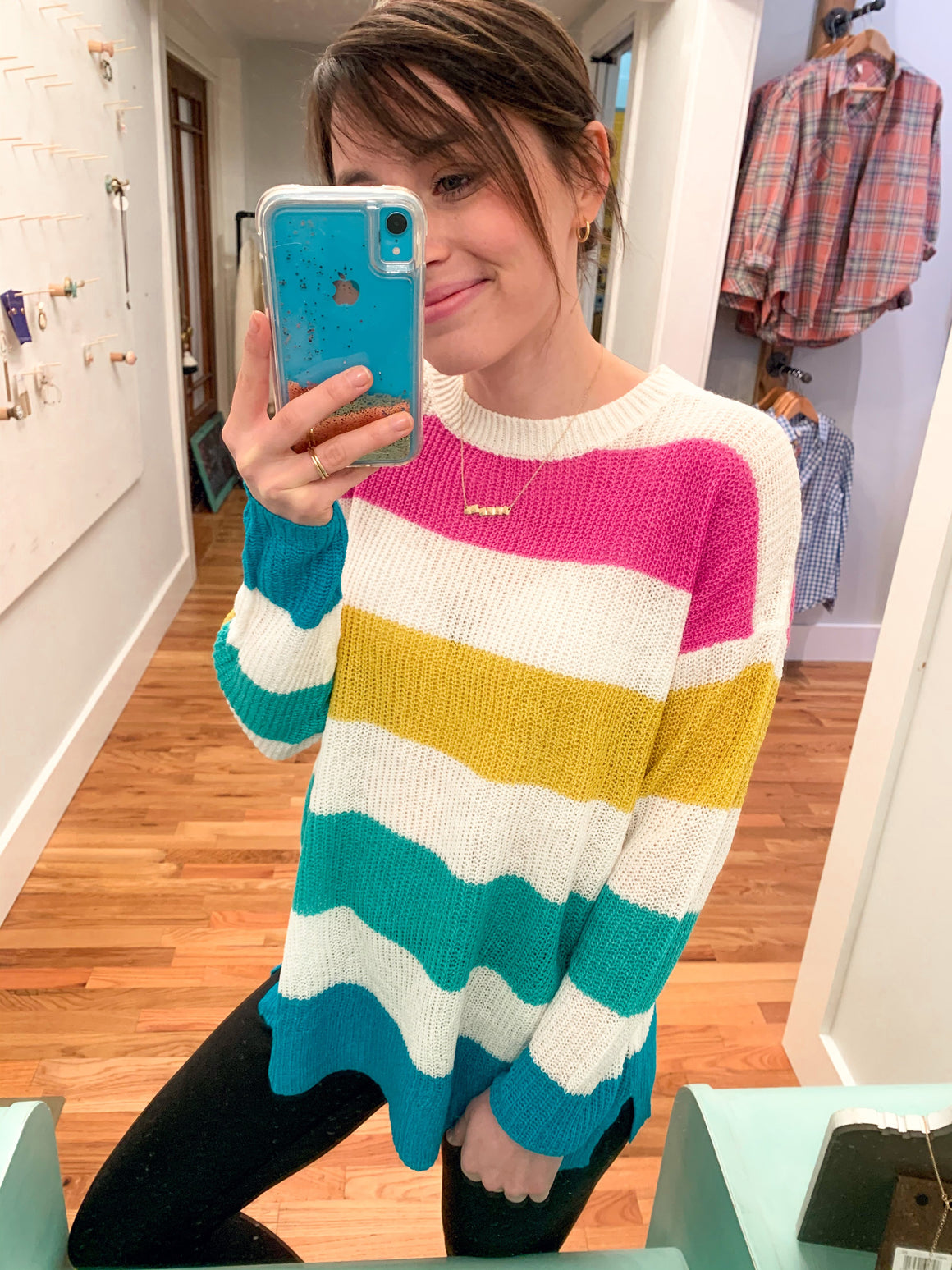 Happy Vibes Spring Knit-Carolyn Jane's Jewelry